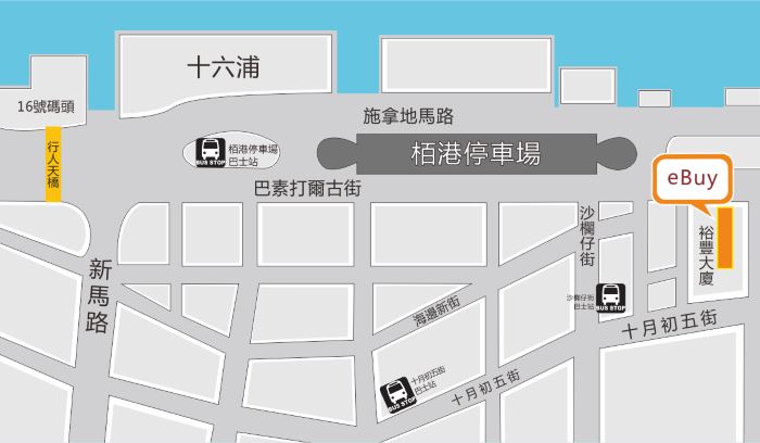 沙梨頭(栢港店)地圖