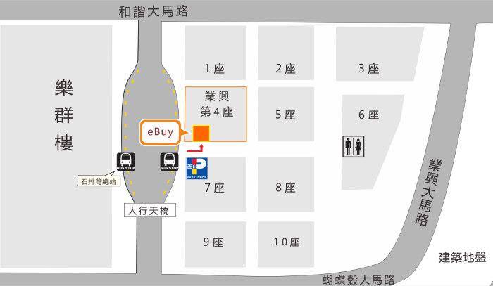 石排灣(業興店)地圖