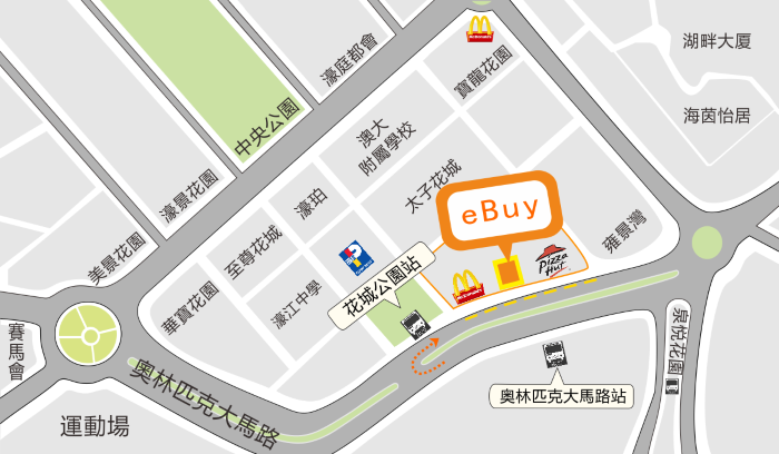 氹仔(花城店)地圖