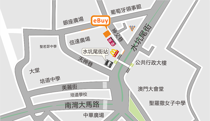 水坑尾(竹園圍店)地圖