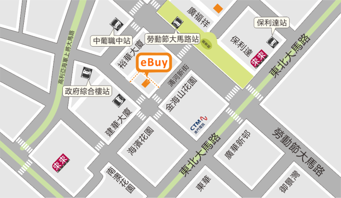 黑沙環(裕華店)地圖