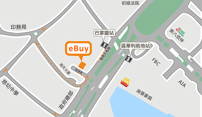 南灣(巴掌圍店)地圖